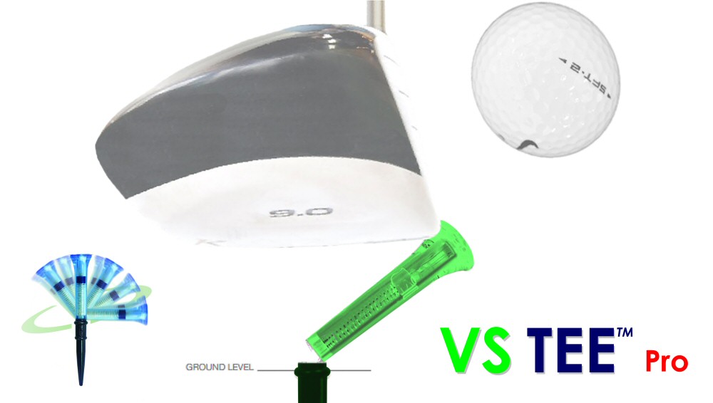 Koviss VS TEE Pro origineel golf tee, Koviss Golf TEE speciaal voor Driver Woods en Hybrides Fairway Houten, beweegbare flexibele golftheekop hoofd van urethaan, golfbal zit altijd op de juiste hoogte, optimale balondersteuning voor meer balstabiliteit, optimale balpositie bij de tee,conforme golf tee