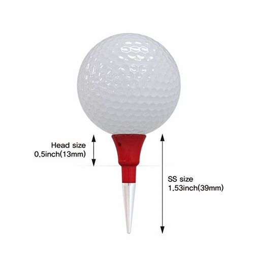 The xS or Par3 TEE is a durable construction for all iron shots. The expanded ring-shaped support allows a solid stability of the ball. Designed to double, it acts as IRON TEE or as anchor when tethered to another Koviss TEE to avoid losing them or going too far. This little monster is sure to see lots of action and lets you put your ball time and time again. 